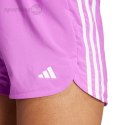 Spodenki damskie adidas Pacer Training 3-Stripes Woven High Rise różowe IX1079 Adidas