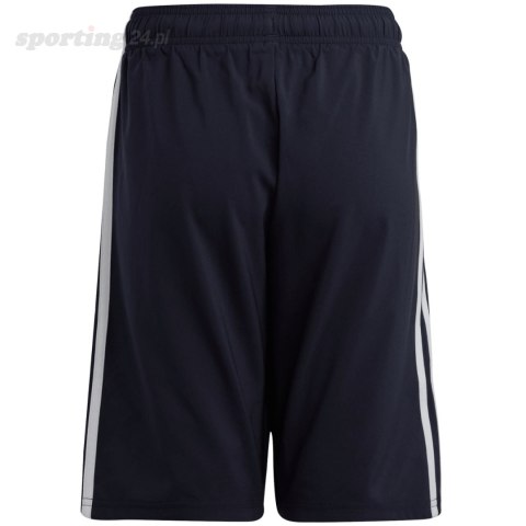 Spodenki dla dzieci adidas Essentials 3-Stripes Woven granatowe IC6822 Adidas Spodenki dla dzieci adidas Essentials 3-Stripes Woven granatowe IC6822 Adidas