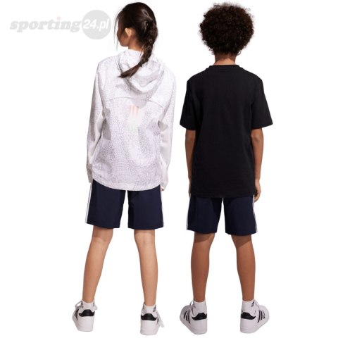Spodenki dla dzieci adidas Essentials 3-Stripes Woven granatowe IC6822 Adidas Spodenki dla dzieci adidas Essentials 3-Stripes Woven granatowe IC6822 Adidas