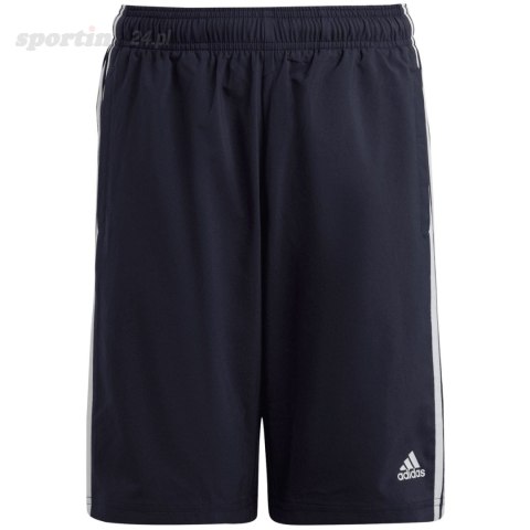 Spodenki dla dzieci adidas Essentials 3-Stripes Woven granatowe IC6822 Adidas Spodenki dla dzieci adidas Essentials 3-Stripes Woven granatowe IC6822 Adidas