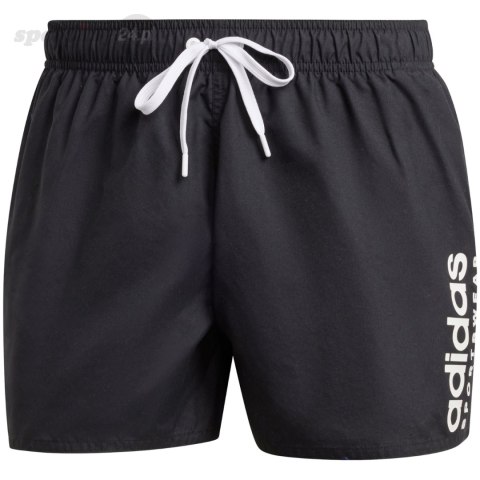 Spodenki kąpielowe męskie adidas Essentials Logo czarne IX7565 Adidas Spodenki kąpielowe męskie adidas Essentials Logo czarne IX7565 Adidas