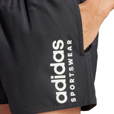 Spodenki kąpielowe męskie adidas Essentials Logo czarne IX7565 Adidas Spodenki kąpielowe męskie adidas Essentials Logo czarne IX7565 Adidas