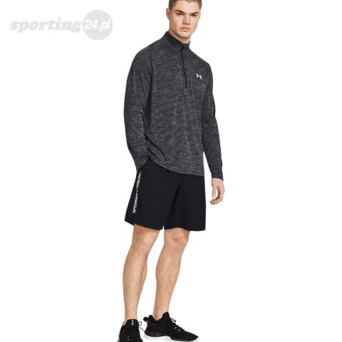 Spodenki męskie Under Aromur Tech Woven Wordmark czarne 1383356 001 Under Armour Spodenki męskie Under Aromur Tech Woven Wordmark czarne 1383356 001 Under Armour