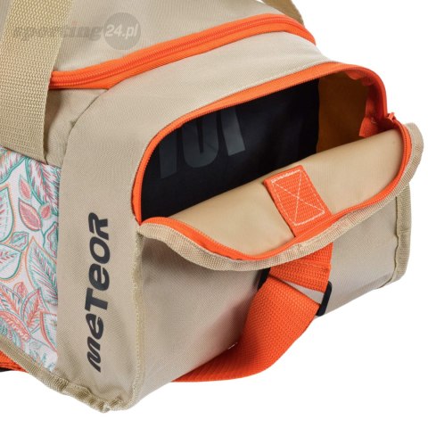 Torba Fitness Meteor Nanuq 20L beżowo-pomarańczowa 16895 Meteor Torba Fitness Meteor Nanuq 20L beżowo-pomarańczowa 16895 Meteor