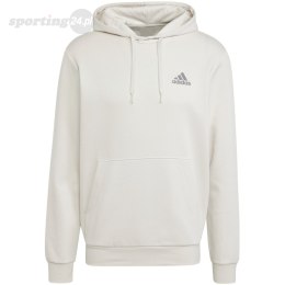 Bluza męska adidas Essentials Fleece Hoodie beżowa IZ4760 Adidas