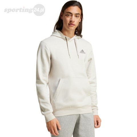 Bluza męska adidas Essentials Fleece Hoodie beżowa IZ4760 Adidas Bluza męska adidas Essentials Fleece Hoodie beżowa IZ4760 Adidas