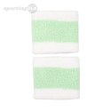 Frotki na nadgarstek Nike Swoosh Wristbands 2 szt. biało-zielone N0001565117OS Nike Frotki na nadgarstek Nike Swoosh Wristbands 2 szt. biało-zielone N0001565117OS Nike