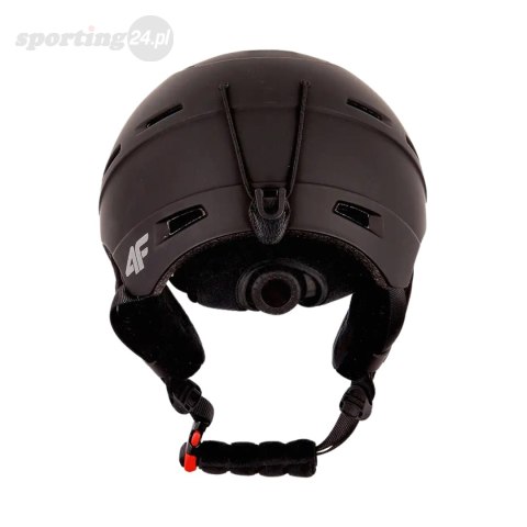 Kask narciarski dla dzieci 4F U063 roz.M 54-58cm czarny 4FJWAW24AHELU063 21S 4F Kask narciarski dla dzieci 4F U063 roz.M 54-58cm czarny 4FJWAW24AHELU063 21S 4F