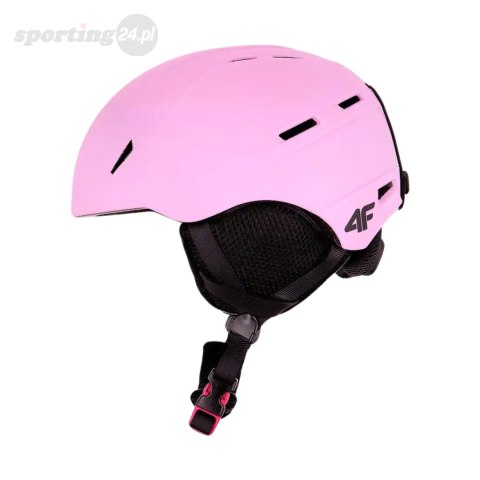 Kask narciarski dla dzieci 4F U063 roz.S 52-56cm różowy 4FJWAW24AHELU063 54S 4F Kask narciarski dla dzieci 4F U063 roz.S 52-56cm różowy 4FJWAW24AHELU063 54S 4F
