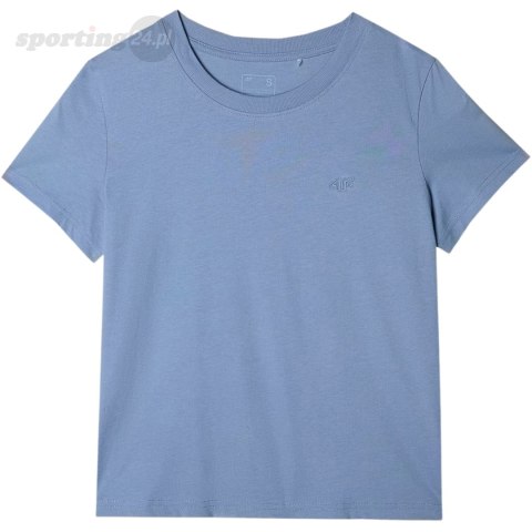 Koszulka damska 4F F1650 denim 4FWAW24TTSHF1650 32S 4F Koszulka damska 4F F1650 denim 4FWAW24TTSHF1650 32S 4F