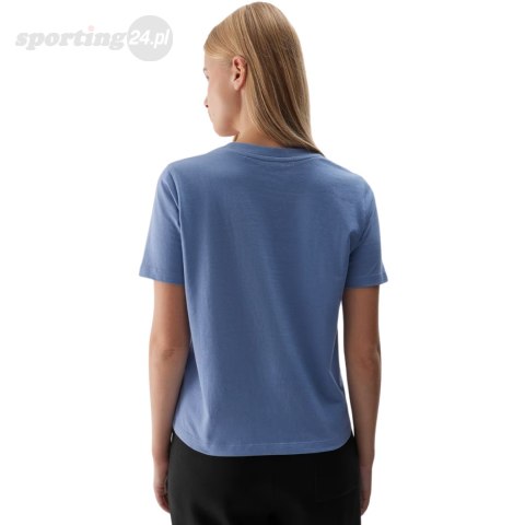 Koszulka damska 4F F1650 denim 4FWAW24TTSHF1650 32S 4F Koszulka damska 4F F1650 denim 4FWAW24TTSHF1650 32S 4F