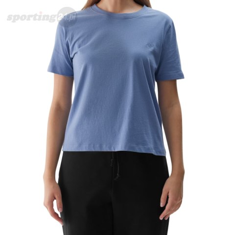 Koszulka damska 4F F1650 denim 4FWAW24TTSHF1650 32S 4F Koszulka damska 4F F1650 denim 4FWAW24TTSHF1650 32S 4F