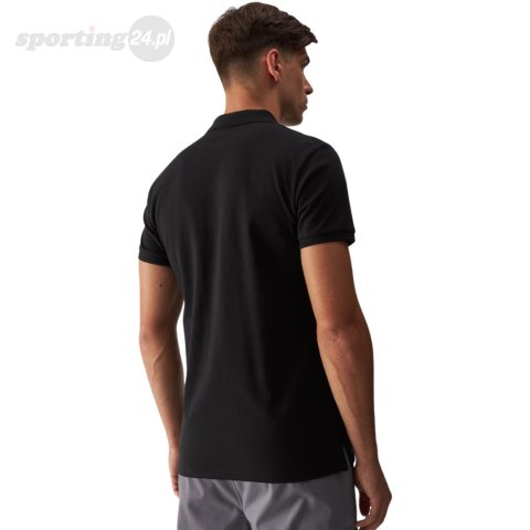 Koszulka polo męska 4F M316 głęboka czerń 4FWMM00TPTSM316 20S 4F Koszulka polo męska 4F M316 głęboka czerń 4FWMM00TPTSM316 20S 4F