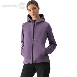 Kurtka damska softshell 4F F285 ciemny fiolet 4FWAW24TSOFF285 50S 4F