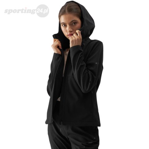 Kurtka damska softshell 4F F285 głęboka czerń 4FWAW24TSOFF285 20S 4F Kurtka damska softshell 4F F285 głęboka czerń 4FWAW24TSOFF285 20S 4F