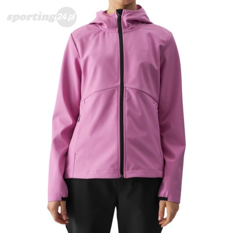 Kurtka damska softshell 4F F285 różowa 4FWAW24TSOFF285 54S 4F Kurtka damska softshell 4F F285 różowa 4FWAW24TSOFF285 54S 4F