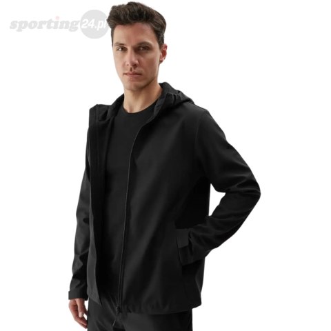 Kurtka męska softshell 4F M283 głęboka czerń 4FWAW24TSOFM283 20S 4F Kurtka męska softshell 4F M283 głęboka czerń 4FWAW24TSOFM283 20S 4F