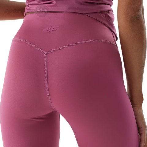 Legginsy damskie 4F F301 ciemny róż 4FWAW24TFTIF301 53S 4F Legginsy damskie 4F F301 ciemny róż 4FWAW24TFTIF301 53S 4F