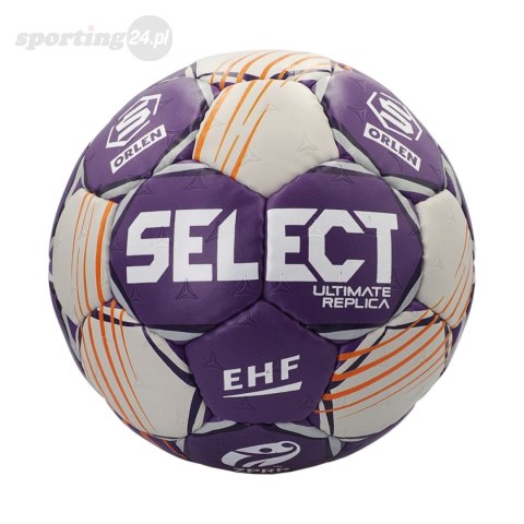Piłka ręczna Select Ultimate Orlen Superliga 3 EHF Replica fioletowo-szara 13473 Select Piłka ręczna Select Ultimate Orlen Superliga 3 EHF Replica fioletowo-szara 13473 Select