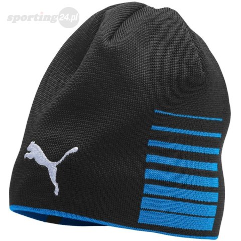 Czapka Puma LIGA Reversible Beanie czarno-niebieska 22357 02 Puma Czapka Puma LIGA Reversible Beanie czarno-niebieska 22357 02 Puma