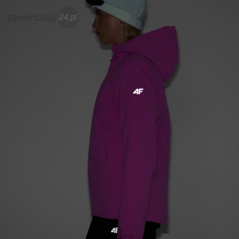 Kurtka narciarska damska 4F F572 fuksja 4FWAW24TTJAF572 55S 4F Kurtka narciarska damska 4F F572 fuksja 4FWAW24TTJAF572 55S 4F
