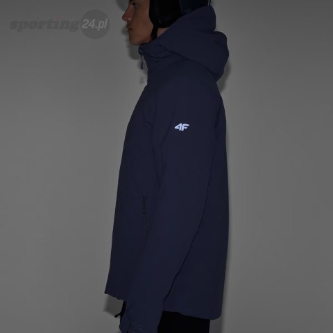 Kurtka narciarska męska 4F M579 denim 4FWAW24TTJAM579 32S 4F Kurtka narciarska męska 4F M579 denim 4FWAW24TTJAM579 32S 4F