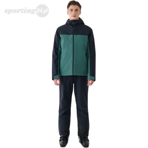 Kurtka narciarska męska 4F M579 morska zieleń 4FWAW24TTJAM579 46S 4F Kurtka narciarska męska 4F M579 morska zieleń 4FWAW24TTJAM579 46S 4F
