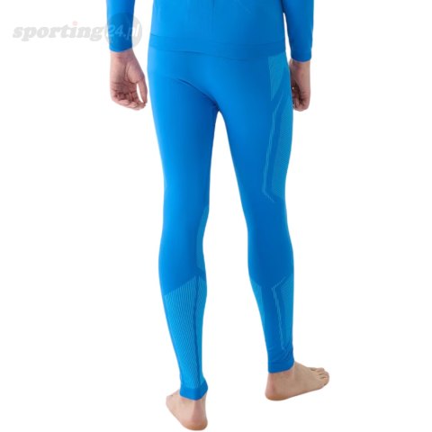 Legginsy termoaktywne męskie 4F M166 niebieskie 4FWAW24USEAM166 33S 4F Legginsy termoaktywne męskie 4F M166 niebieskie 4FWAW24USEAM166 33S 4F