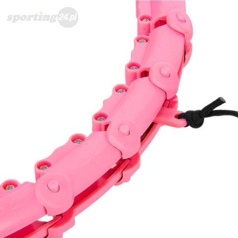 OHA02 HULA HOP PINK Z WYPUSTKAMI I OBCIĄŻNIKIEM ONE FITNESS OHA02 HULA HOP PINK Z WYPUSTKAMI I OBCIĄŻNIKIEM ONE FITNESS