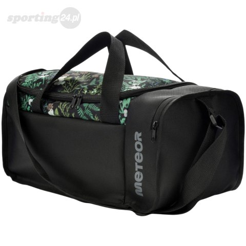 Torba Fitness Meteor Nanuq 20L czarna, liście 16894 Meteor Torba Fitness Meteor Nanuq 20L czarna, liście 16894 Meteor