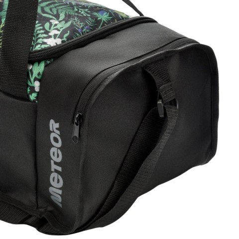 Torba Fitness Meteor Nanuq 20L czarna, liście 16894 Meteor Torba Fitness Meteor Nanuq 20L czarna, liście 16894 Meteor