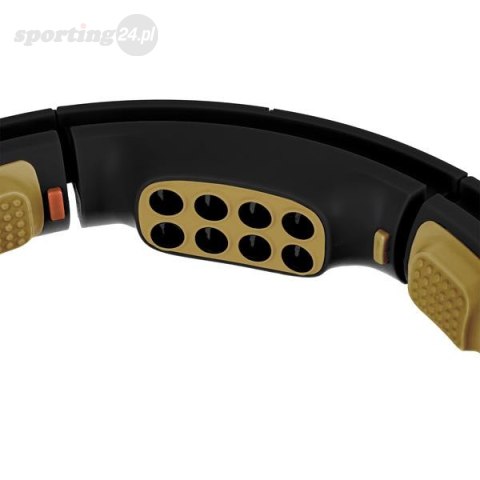 HHM13 NEW HULA HOP BLACK/GOLD Z MAGNESAMI I OBCIĄŻNIKIEM + LICZNIK HMS HHM13 NEW HULA HOP BLACK/GOLD Z MAGNESAMI I OBCIĄŻNIKIEM + LICZNIK HMS