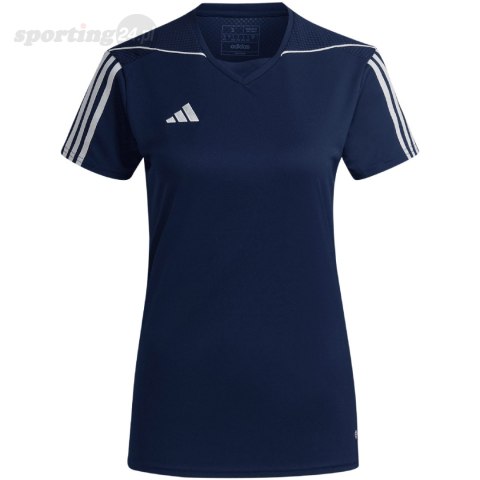 Koszulka damska adidas Tiro 23 League Jersey granatowa HR4613 Adidas teamwear Koszulka damska adidas Tiro 23 League Jersey granatowa HR4613 Adidas teamwear
