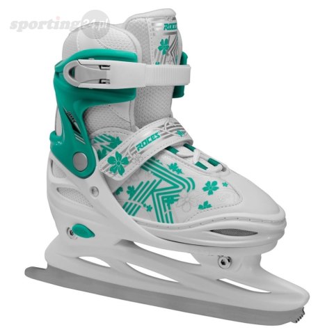 Łyżwy Roces Jokey Ice 3.0 Girl biało-turkusowe 450708 06 Roces