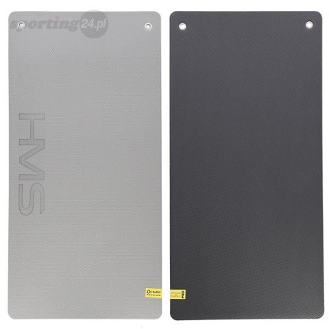 MFK07 LIGHT GREY-BLACK MATA FITNESS KLUBOWA Z OTWORAMI 120*60CM EVA 15MM HMS PREMIUM