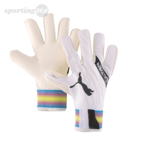 Rękawice bramkarskie Puma Ultra Grip 1 Hybrid Pro białe 41786 06 Puma Rękawice bramkarskie Puma Ultra Grip 1 Hybrid Pro białe 41786 06 Puma