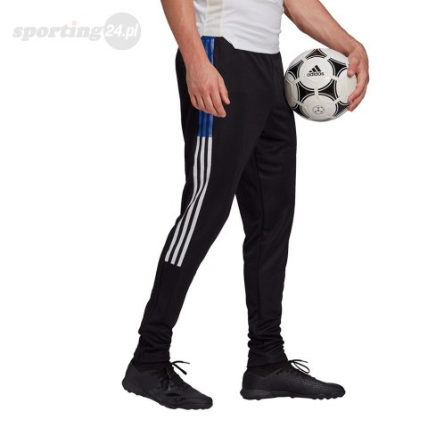 Spodnie męskie adidas Tiro 21 Track czarne GJ9866 Adidas teamwear Spodnie męskie adidas Tiro 21 Track czarne GJ9866 Adidas teamwear