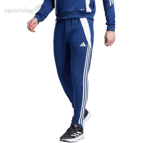 Spodnie męskie adidas Tiro 24 Sweat niebieskie IS2154 Adidas teamwear Spodnie męskie adidas Tiro 24 Sweat niebieskie IS2154 Adidas teamwear