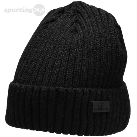 Czapka męska 4F głęboka czerń H4Z22 CAM009 20S 4F Czapka męska 4F głęboka czerń H4Z22 CAM009 20S 4F