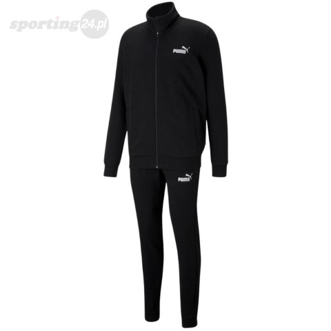Dres męski Puma Clean Sweat Suit czarny 585840 01 Puma Dres męski Puma Clean Sweat Suit czarny 585840 01 Puma