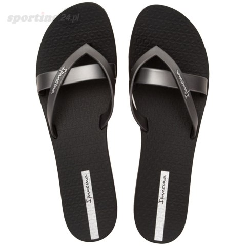 Klapki damskie Ipanema Kirei Fem czarno-srebrne 81805-24145 Ipanema Klapki damskie Ipanema Kirei Fem czarno-srebrne 81805-24145 Ipanema