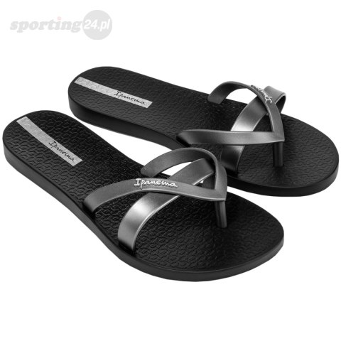Klapki damskie Ipanema Kirei Fem czarno-srebrne 81805-24145 Ipanema Klapki damskie Ipanema Kirei Fem czarno-srebrne 81805-24145 Ipanema