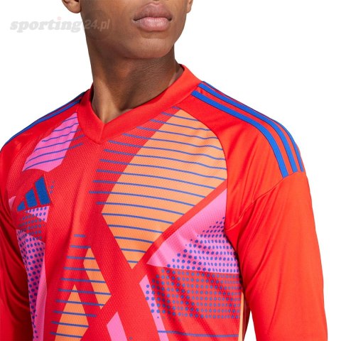 Koszulka bramkarska męska adidas Tiro 24 Competition Long Sleeve czerwona IN0407 Adidas teamwear Koszulka bramkarska męska adidas Tiro 24 Competition Long Sleeve czerwona IN0407 Adidas teamwear