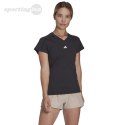 Koszulka damska adidas Aeroready Train Essentials Minimal Branding V-Neck Tee czarna HN5543 Adidas