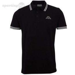 Koszulka męska polo Kappa Aleot czarna 709361 19-4006 Kappa