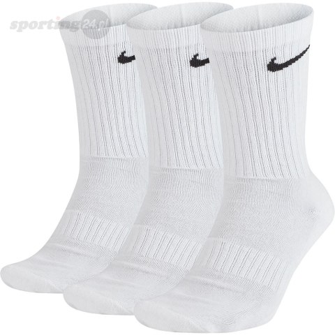 Skarpety Nike Everyday Cushioned Crew 3 pary białe SX7664 100 Nike Skarpety Nike Everyday Cushioned Crew 3 pary białe SX7664 100 Nike