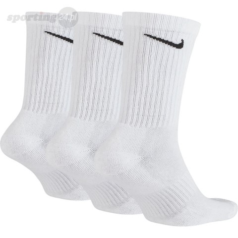 Skarpety Nike Everyday Cushioned Crew 3 pary białe SX7664 100 Nike Skarpety Nike Everyday Cushioned Crew 3 pary białe SX7664 100 Nike