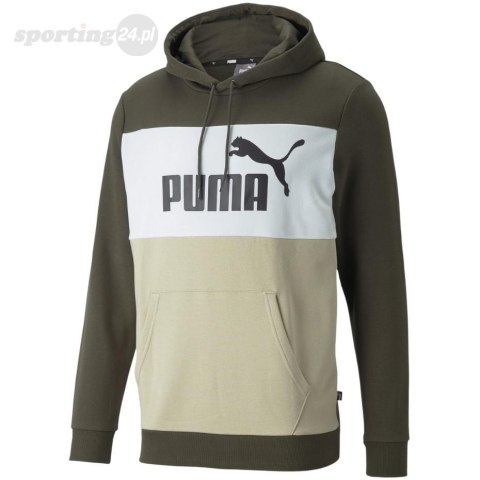 Bluza męska Puma Colorblock Hoodie TR szaro-biało-beżowa 848772 64 Puma Bluza męska Puma Colorblock Hoodie TR szaro-biało-beżowa 848772 64 Puma