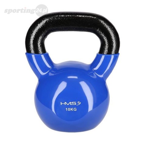 KNV10 BLUE KETTLEBELL ŻELIWNY POKRYTY WINYLEM HMS KNV10 BLUE KETTLEBELL ŻELIWNY POKRYTY WINYLEM HMS