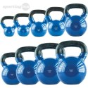 KNV16 BLUE KETTLEBELL ŻELIWNY POKRYTY WINYLEM HMS